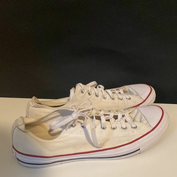 Chuck Taylor All Star Classic, white, used, size 13 - Picture 2 of 8